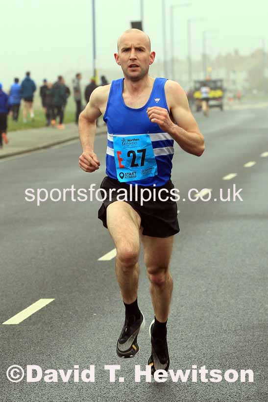 Senior mens 12 Stage 2023 Northern Mens 12 stage and Womens 6 Stage Relays and Young Athletes, Redcar. Photo: David T. Hewitson/Sports for All Pics